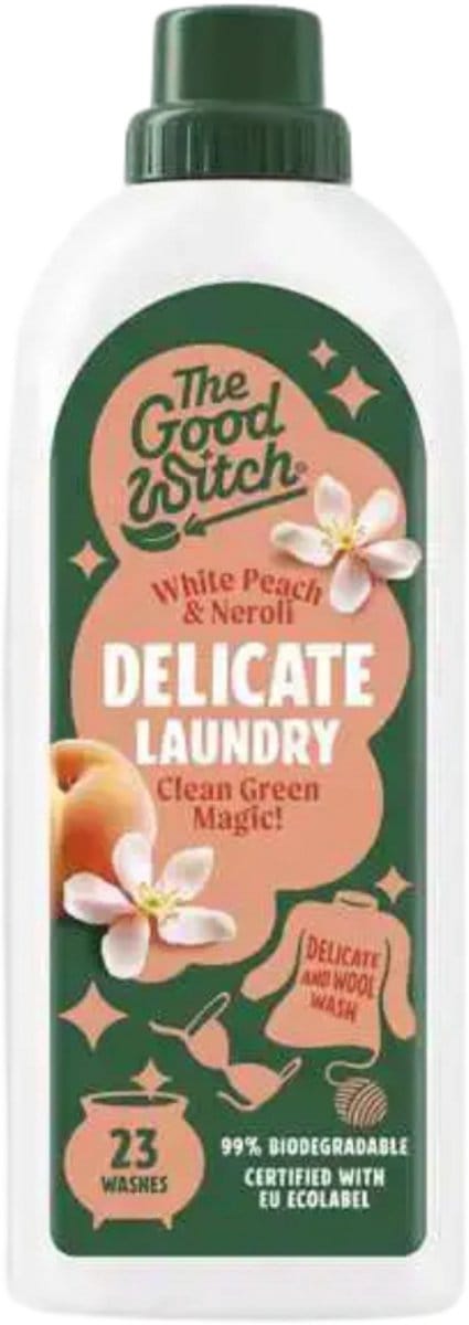 The Good Witch Wasmiddel wol/fijn witte perzik 1 Liter