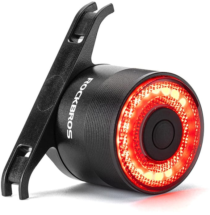 Rockbros Q3 - Fietsverlichting - Achterlicht - STOP Systeem - Vier Modi