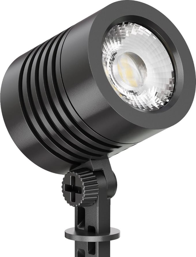 230V grondspot - Met stekker - Koud wit - 4W - 188mm