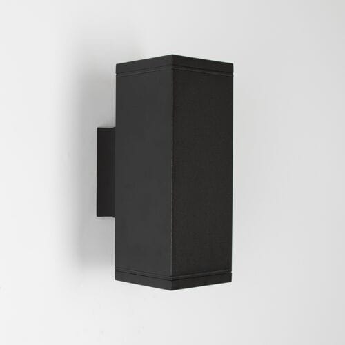KS Verlichting Solid XL Up en Down Muurlamp Zwart