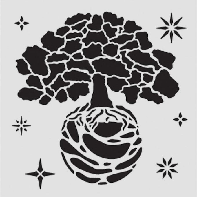 Sjabloon "A New Beginning - World Tree"