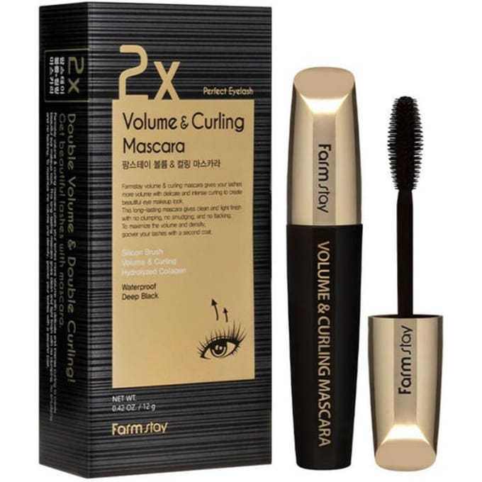 Farm Stay Volume & Curling Mascara 12gr AUTHENTIC STORE beige