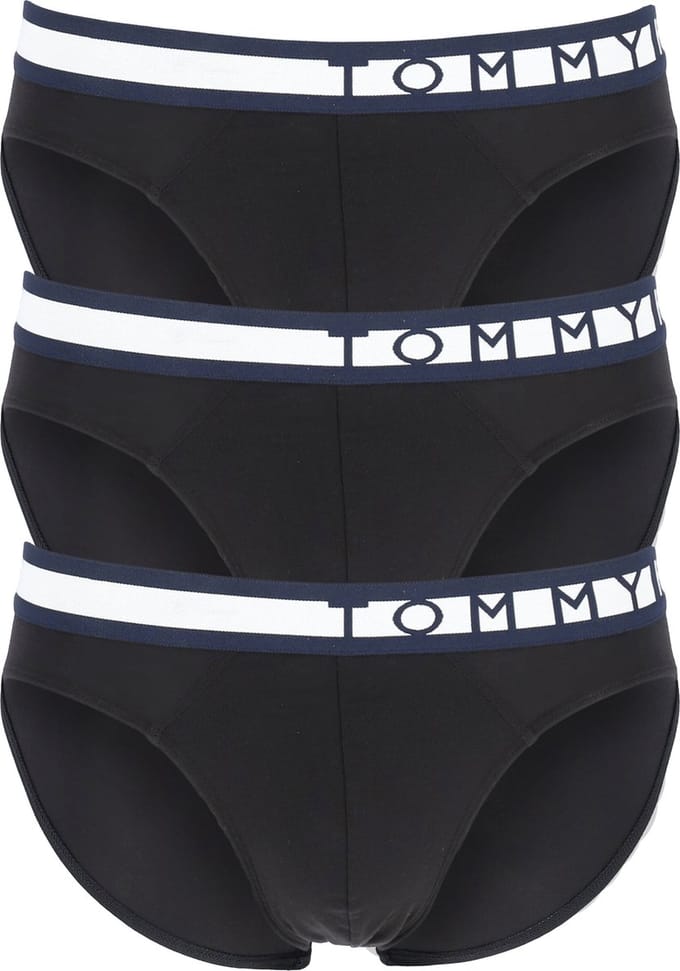 Tommy Hilfiger slips (3-pack) - S - heren slips zonder gulp - zwart