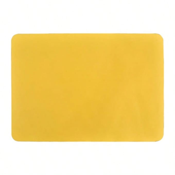 Rechthoekige siliconenmat, tafelmat, antislip siliconen placemat Doe-het-zelf Epoxy mal ambachtelijke pad geel