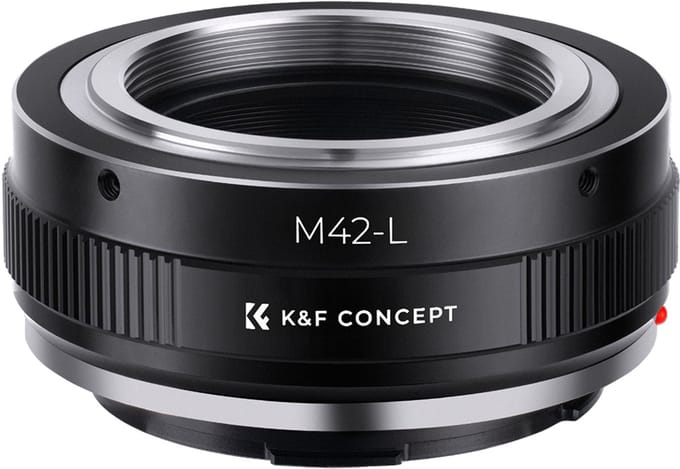 K&F Concept M42 - Leica L SL high precision adapter - M42 lens op Leica L SL Panasonic S1 camera