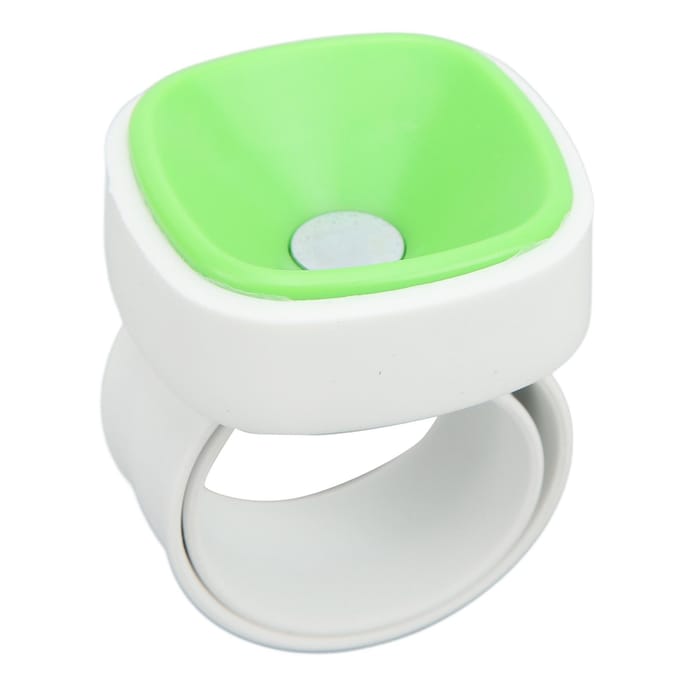 Coussin à épingles magnétique pour poignet Confortable Caoutchouc Flexible Doux Durable Résistant à la température Magnétique white