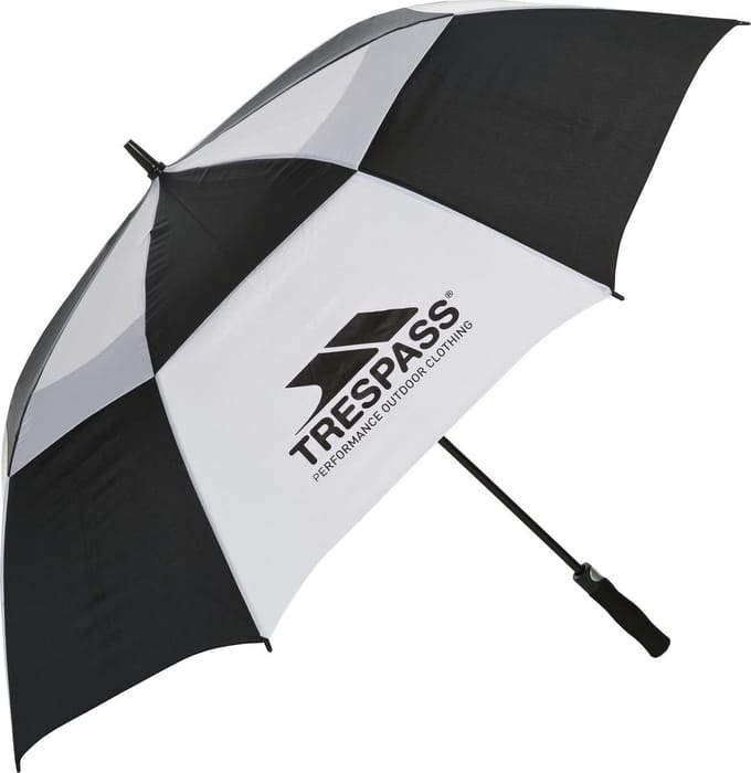 Trespass Catterick - Paraplu Zwart/Wit