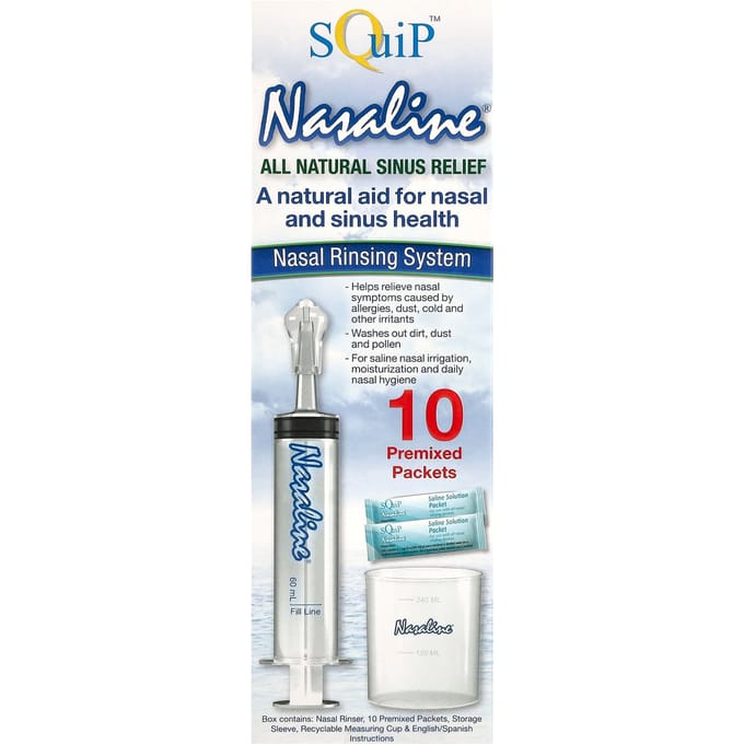 Nasaline, Système de Lavage Nasal, 1 Kit