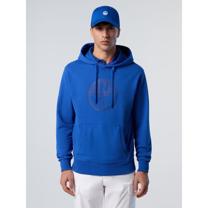 North Sails Hoodie Maxi-logo afdrukken
