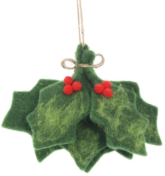 Hulst hangend vilt 16x3,5x14cm