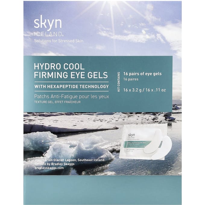 Skyn Iceland, Hydro Cool Verstevigende Ooggel, 16 paar gray
