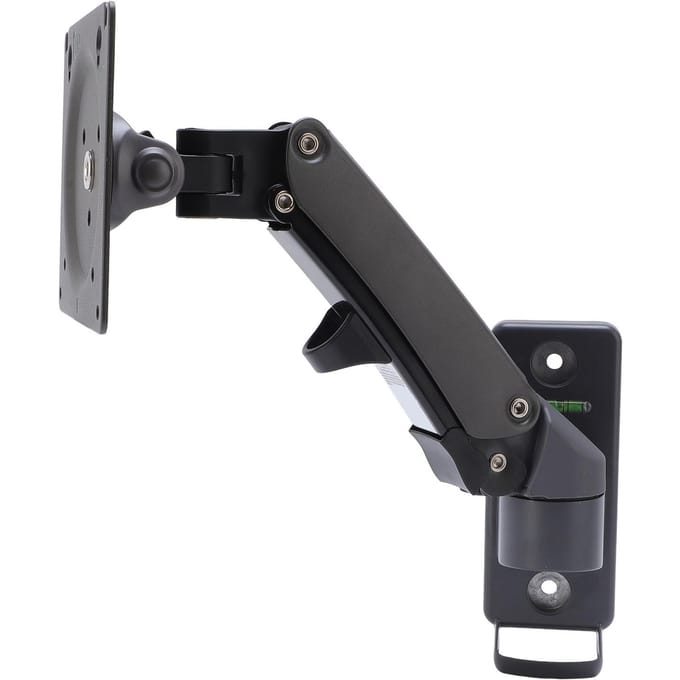 Display Muurbeugel Hefbaar Telescopisch Draaibaar Muurbeugel 7kg Draagvermogen Verstelbaar black