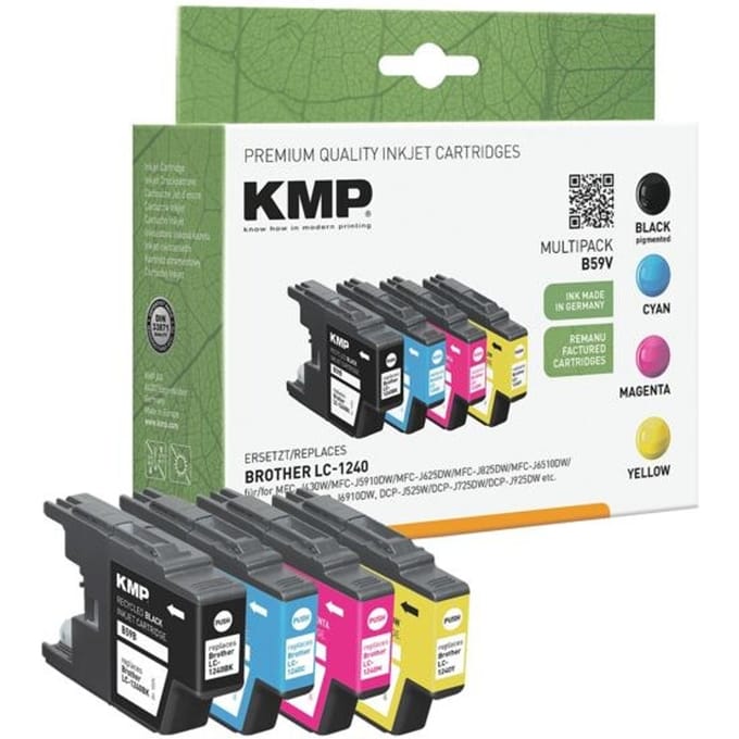 Set inktpatronen vervangt Brother »LC-1240«