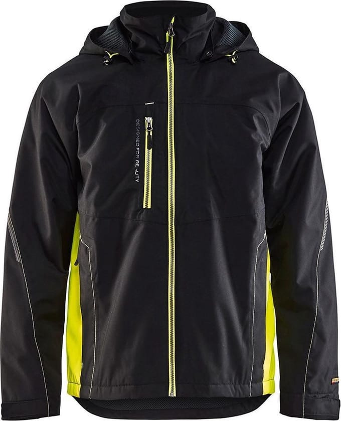 Blaklader Shelljack Bi-Colour 4790-1977 - Mannen - Zwart/Geel - 3XL