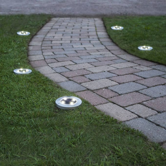STAR TRADING LED lamp op zonne-energie Lawnlight, m. grondspies