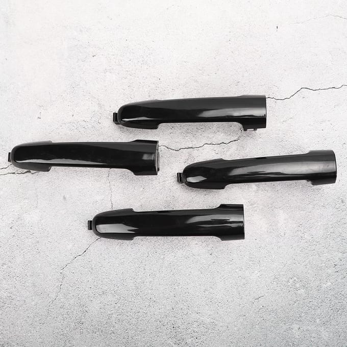 4 stuks Buitendeurklink 826513K000 Accessoire Geschikt voor Hyundai Sonata 2005‑2010 black