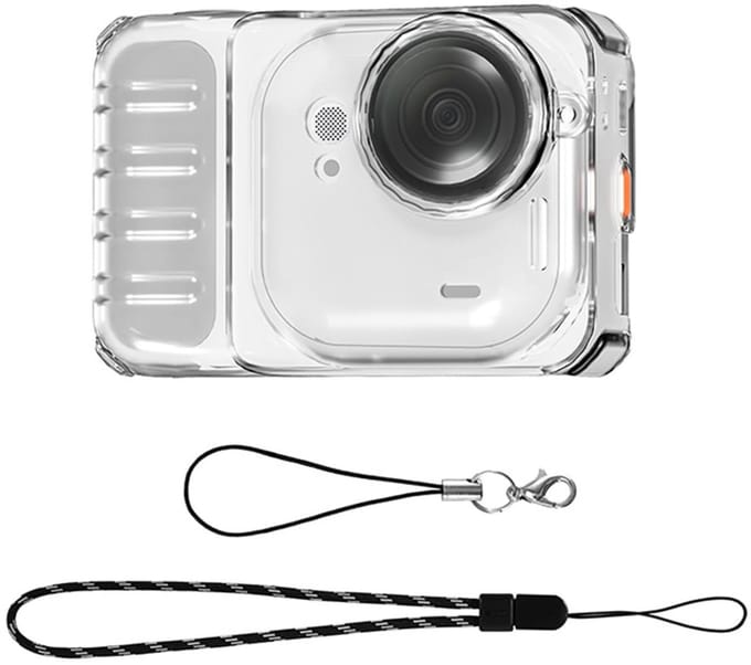 Dailygoods - TPU Beschermhoes voor Actiecamera met Accessoires