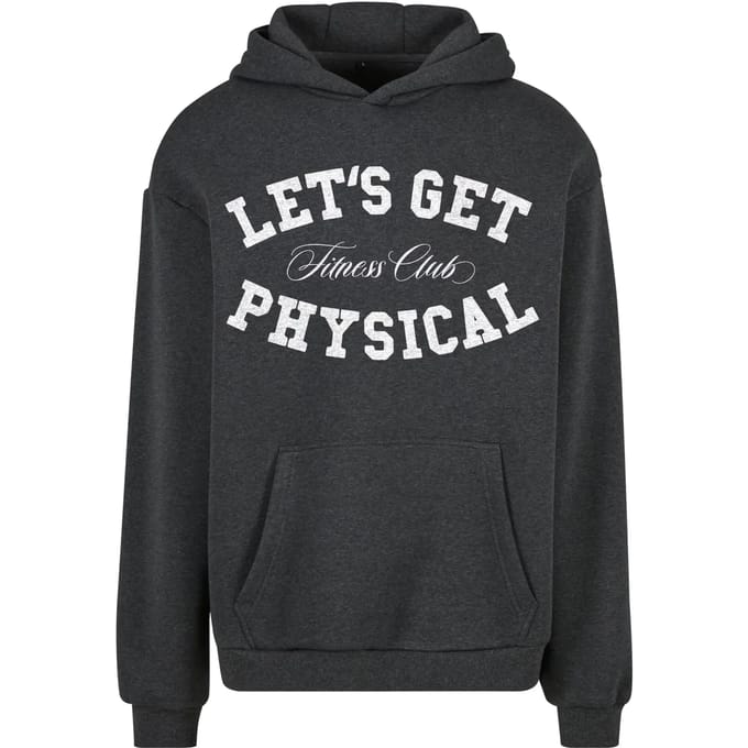 Mister Tee - Let's Get Physical Fluffy Hoodie/trui - S - Grijs