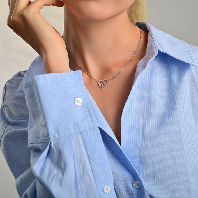AKZENT Akzent damesketting met hanger Alessia, duurzaam