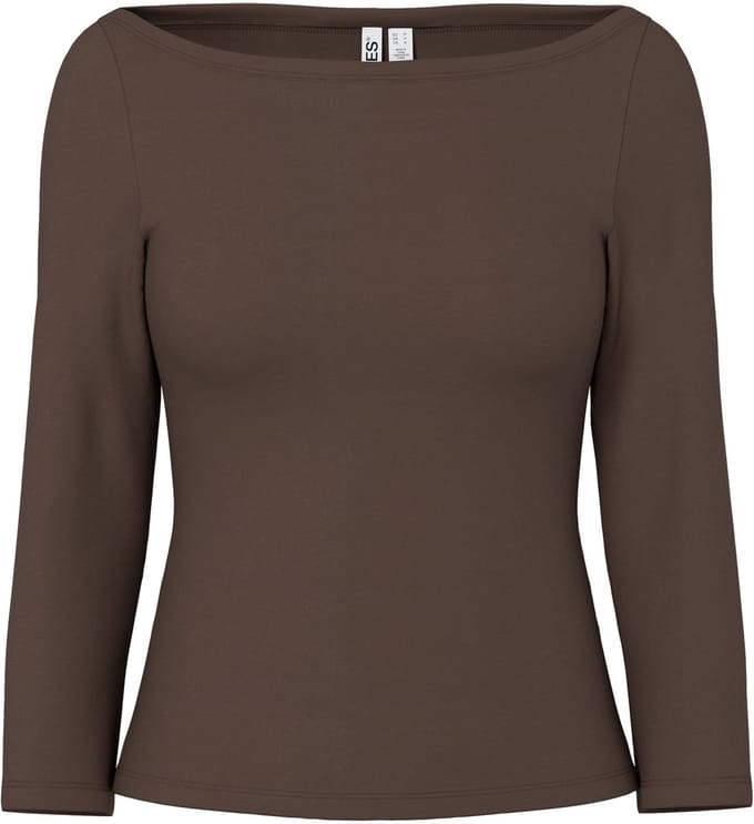 Pieces top met 3/4-mouwen PCPHOEBE BOOTHALS