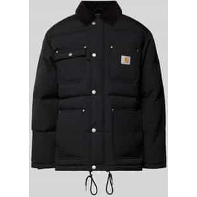 Gewatteerd jack met labeldetail, model 'RAYLER’