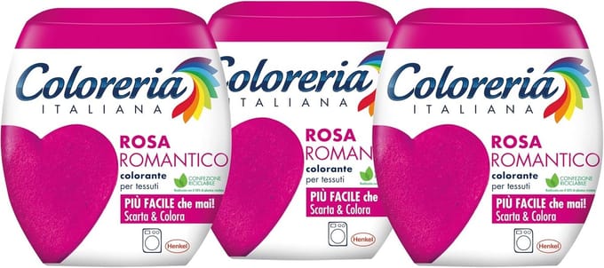 Textielverf Set - Kleding Verf - Kleding Opfrissen - Was Machine Bestendig - 3x 350g - Romantisch Roze