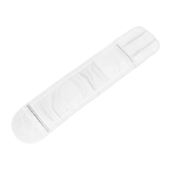 Universele Hernia Stoma Band Verstelbaar Flexibel Ademend Hoge Stretch Navelbreuk Ondersteuning M white