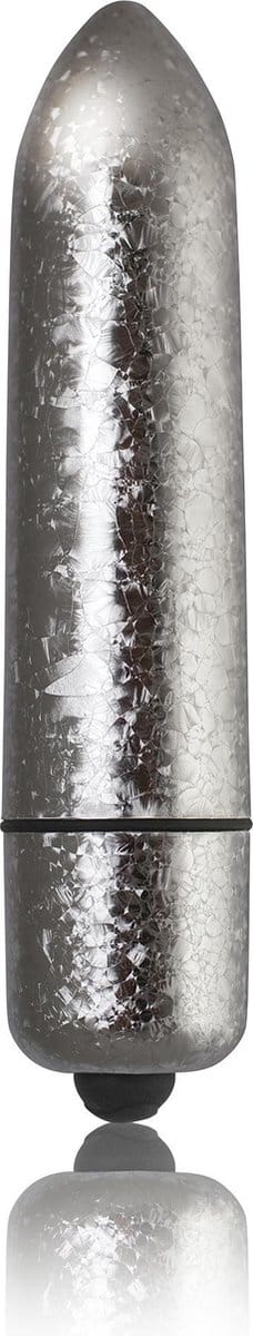 Rocks-off - RO-120MM - Basis Vibrator - Frosted Fleur - Zilver