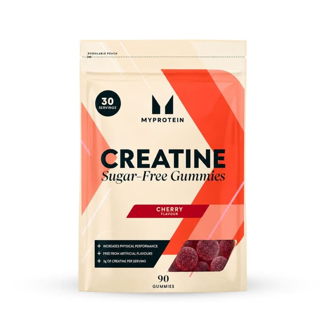 Creatine Gummies - 90 GUMMIES - 30servings - Cherry (Sugar-Free)