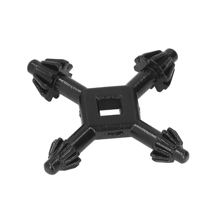 4-in-1 Boorhouder Sleutel 45# Staal Multifunctionele Boorhouder Sleutel voor Boren Legering Tanden
