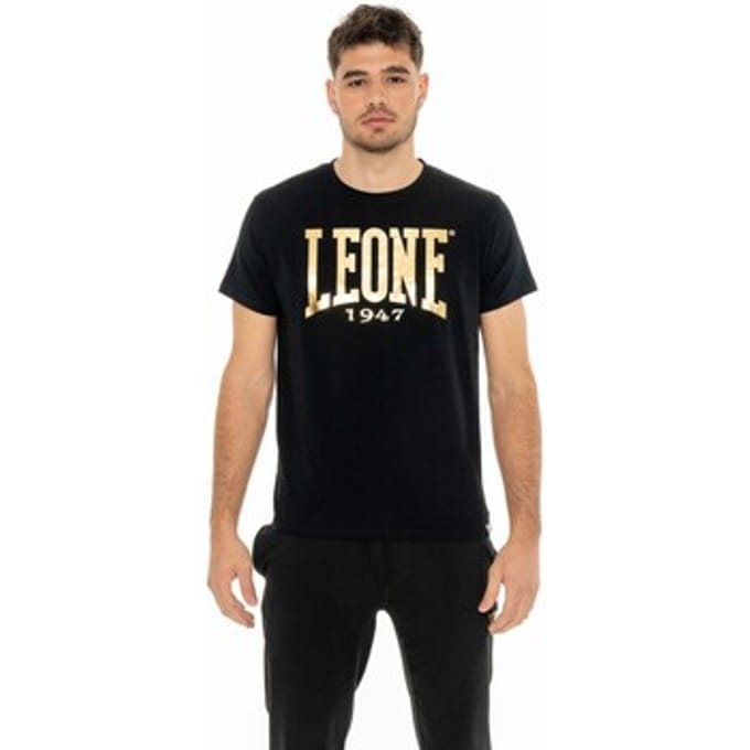 T-shirt Korte Mouw Leone 1947 Man Short Sleeves Big Logo