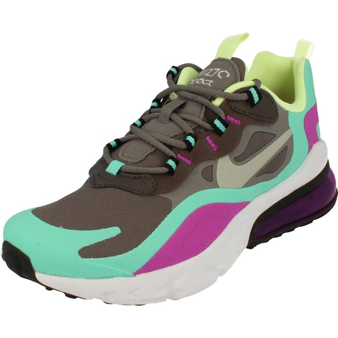 Nike Air Max 270 React Gs Grijze Sneakers