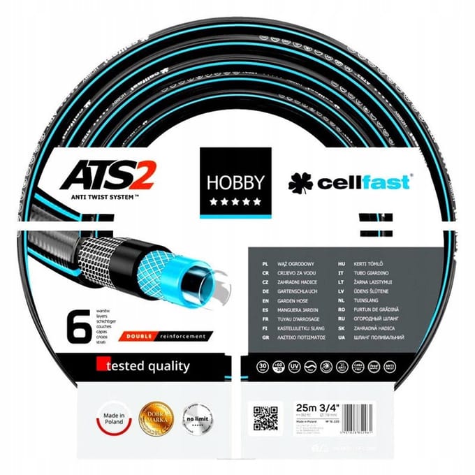 Cellfast tuinslang 16-201 Hobby ATS2 1/2" 50m