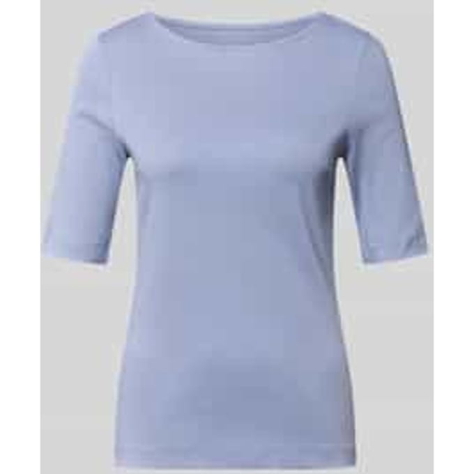 T-shirt met boothals