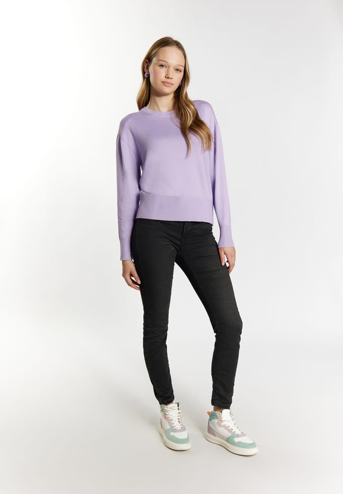 Mymo Gebreide trui Dames violet