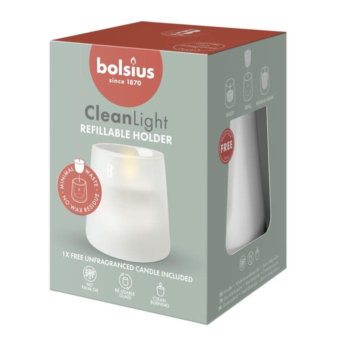 Bolsius - Starterkit - Clean Light Zero - 116/55 - 1 Stuk