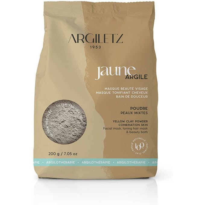 Argiletz Gele Klei Masker en voor in Bad 200 Poeder