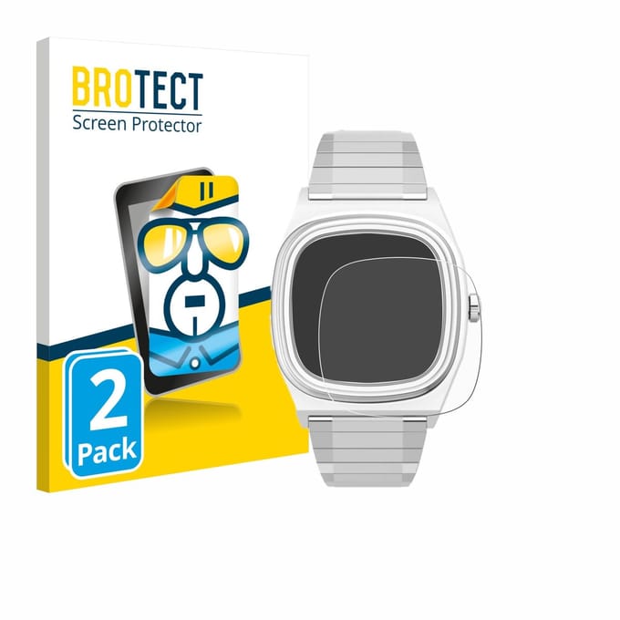 BROTECT - Screenprotector voor Timex Reissue 1983 E - Folie Beschermfolie transparant 2 Stuks