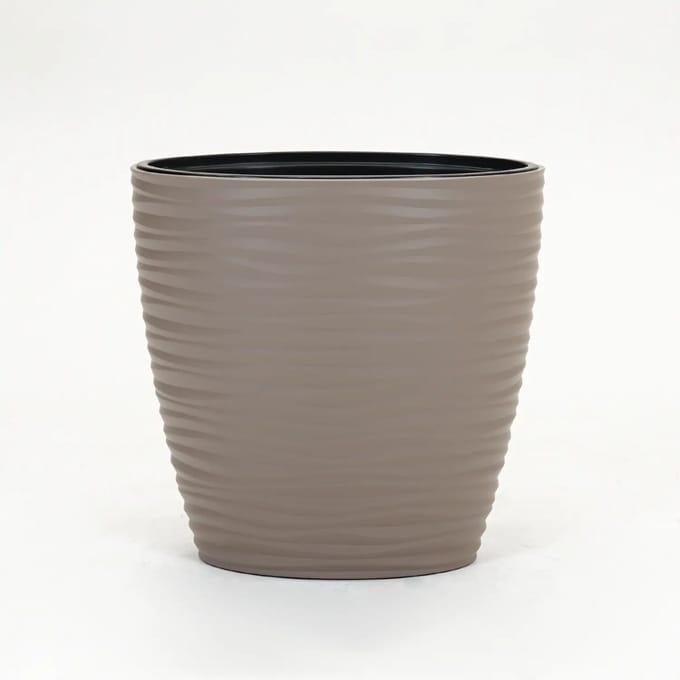 Vita bloempot Sahara Dunes elipse 60 taupe