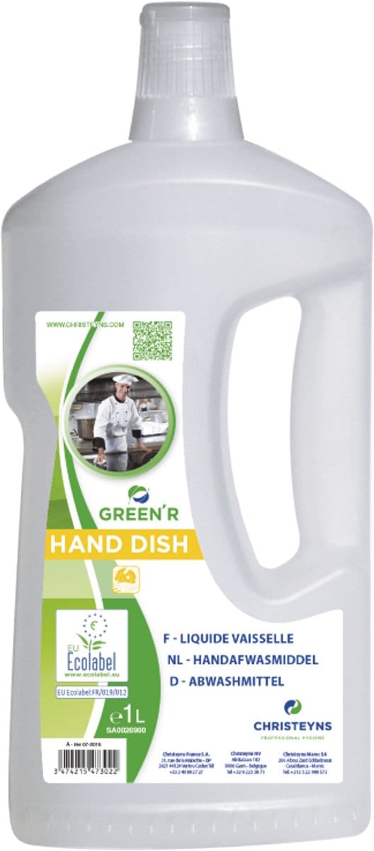 Afwasmiddel Christeyns Green'R Hand Dish 1 l