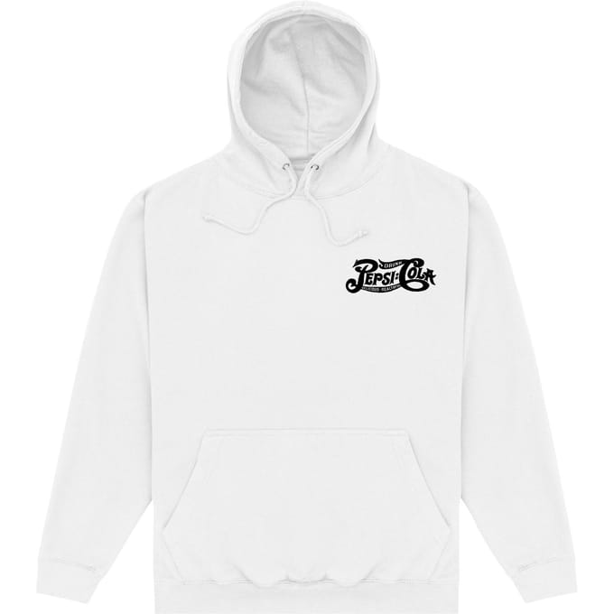 Pepsi Co. Retro Pepsi:Cola Hoodie - White - XL