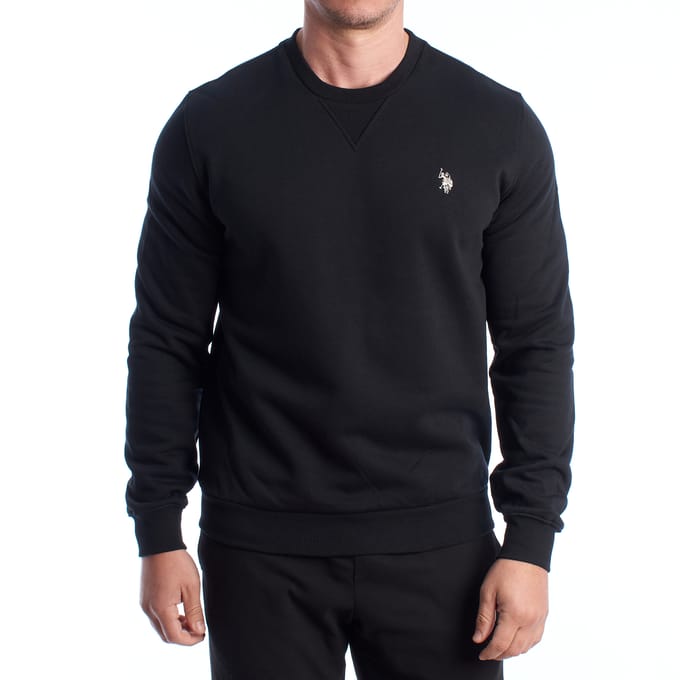 Herren-Fleece-Sweatshirt mit Rundhalsausschnitt US42187035
