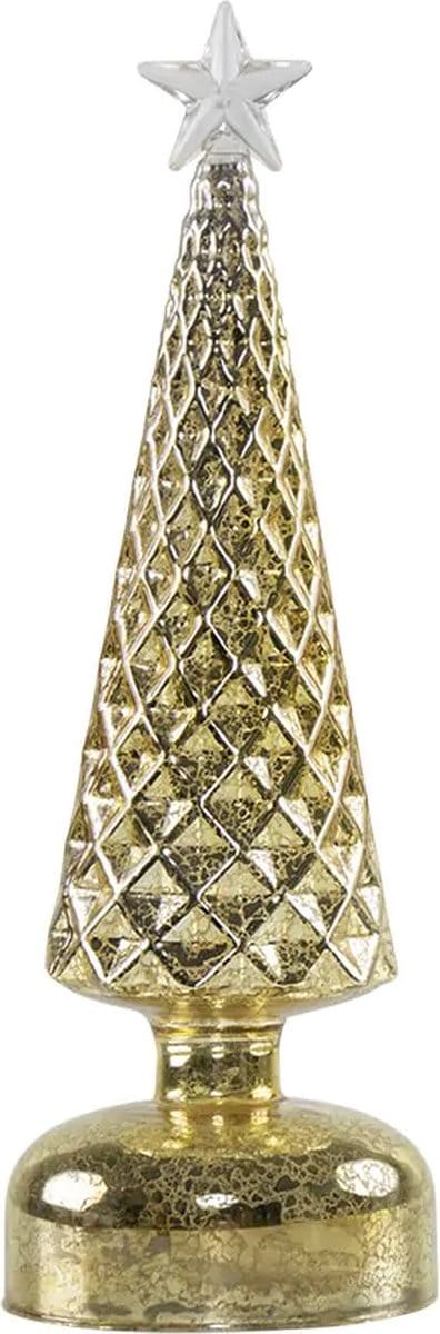 Dennenboom - LED - goud - Mars&More - 28 cm