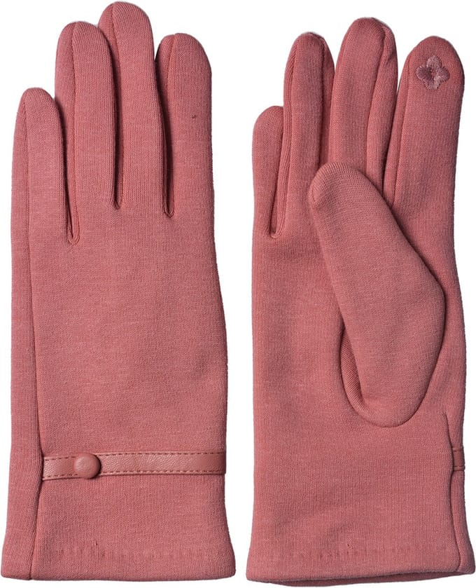 Juleeze Handschoenen Winter 8x24 cm Roze Katoen