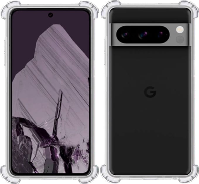 Hoesje geschikt voor Google Pixel 8 Pro – Extreme Shock Case – Cover Transparant