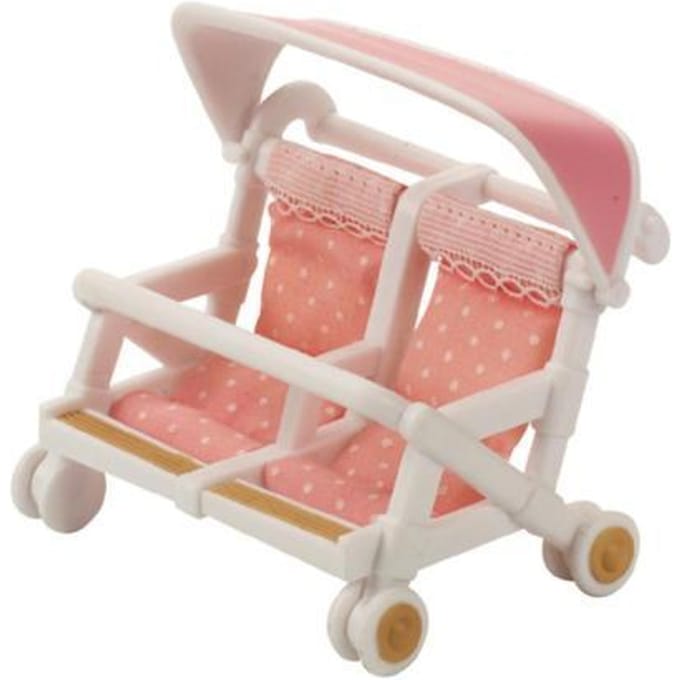 Sylvanian Families 4533 dubbele kinderwagen-poppenhuisinrichting