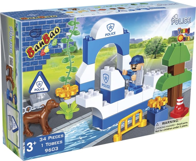 BanBao Young Ones Politie Politie boot - 9603
