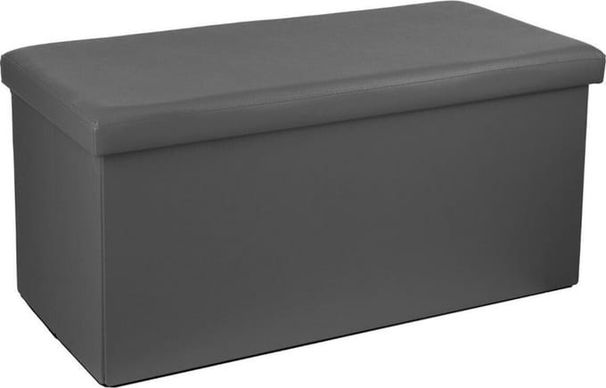 Opvouwbare bankopslagbox 76 cm - Overig - Grijs - Gris - SILUMEN
