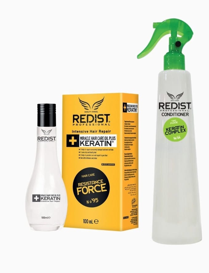 Redist Keratin Olie 100 ml + Redist Keratine Conditioner 400 ml Duo Set