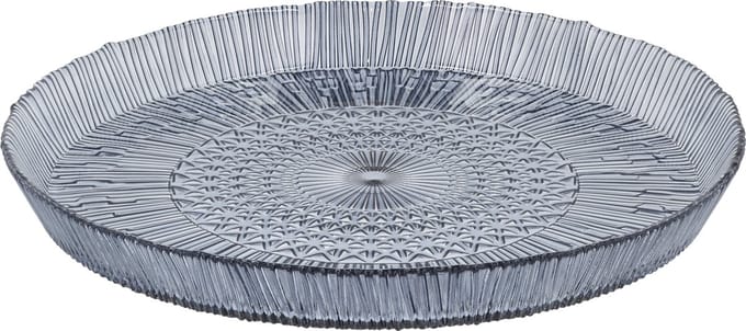 BITZ Kusintha Serveerschaal rond Dia 30 x 3 cm Blauw